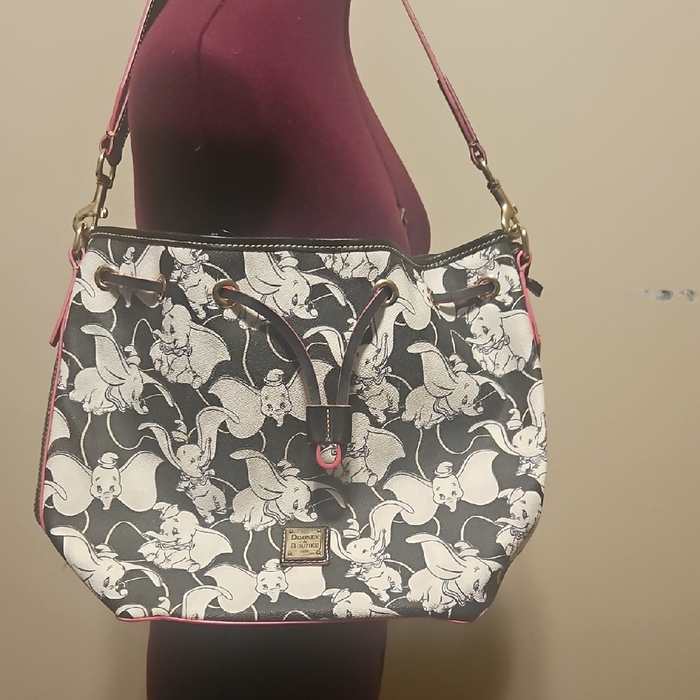 Dooney & Bourke Black and White Dumbo Bag